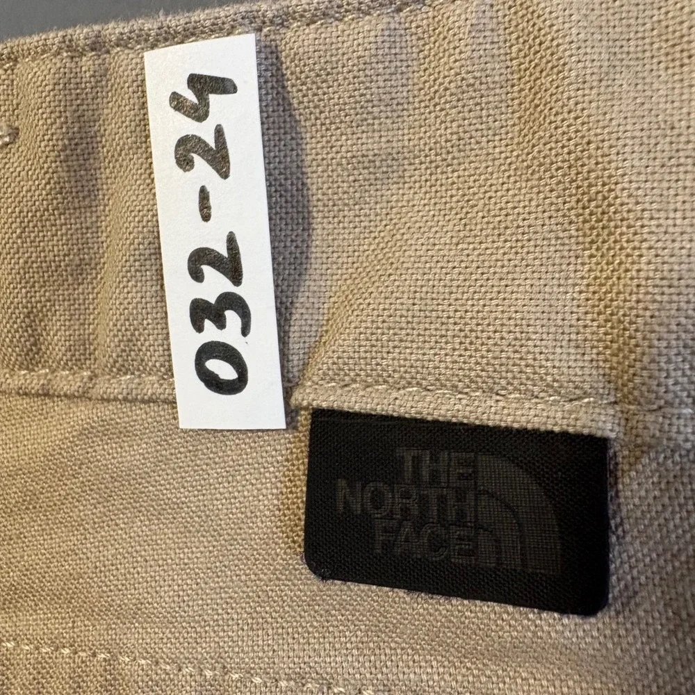 North Face Chino Pants Mens 36x32 Tan Khaki Straight Leg Cotton Blend Stretch